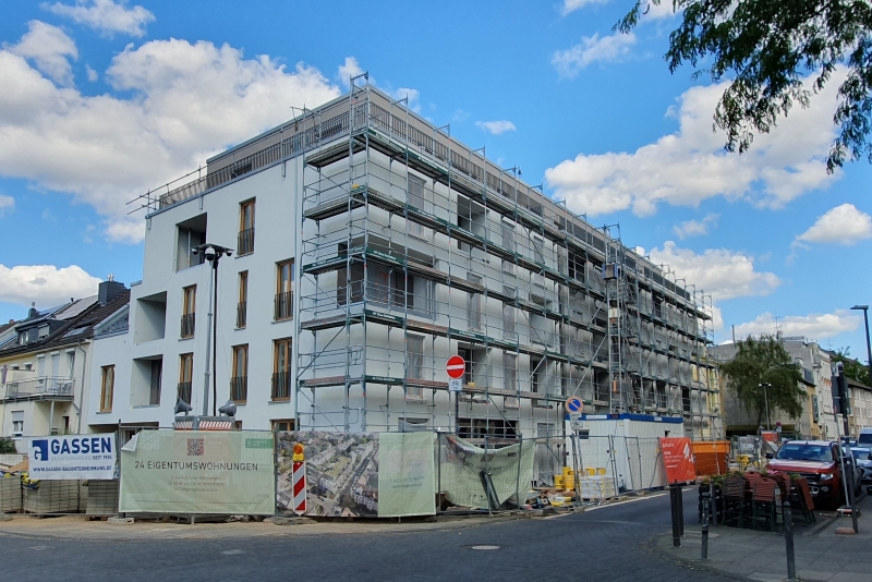 Rohbau wird fertiggestellt