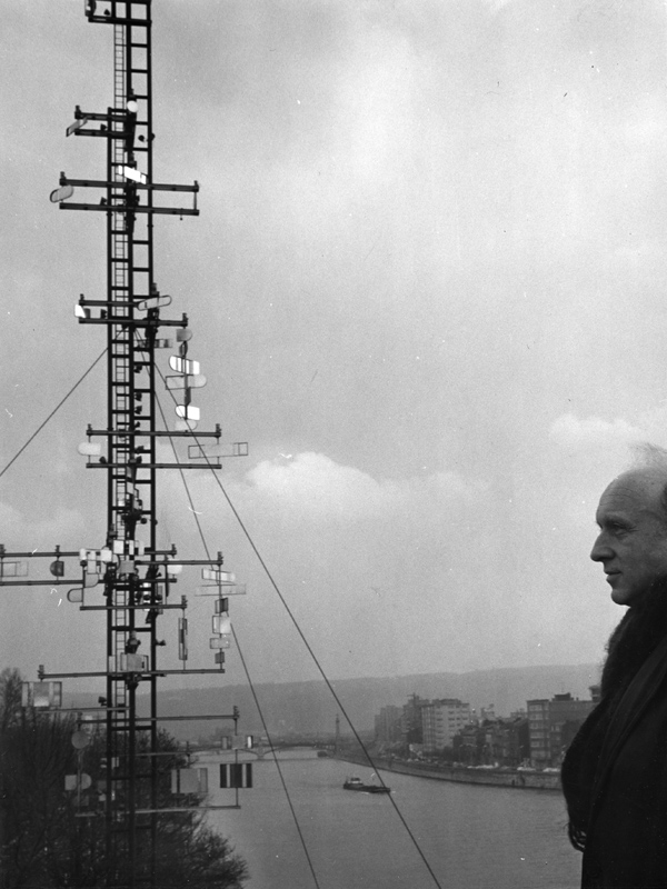 Nicolas Schöffer, Liège, 27 mars 1962 © Atelier Robert Doisneau